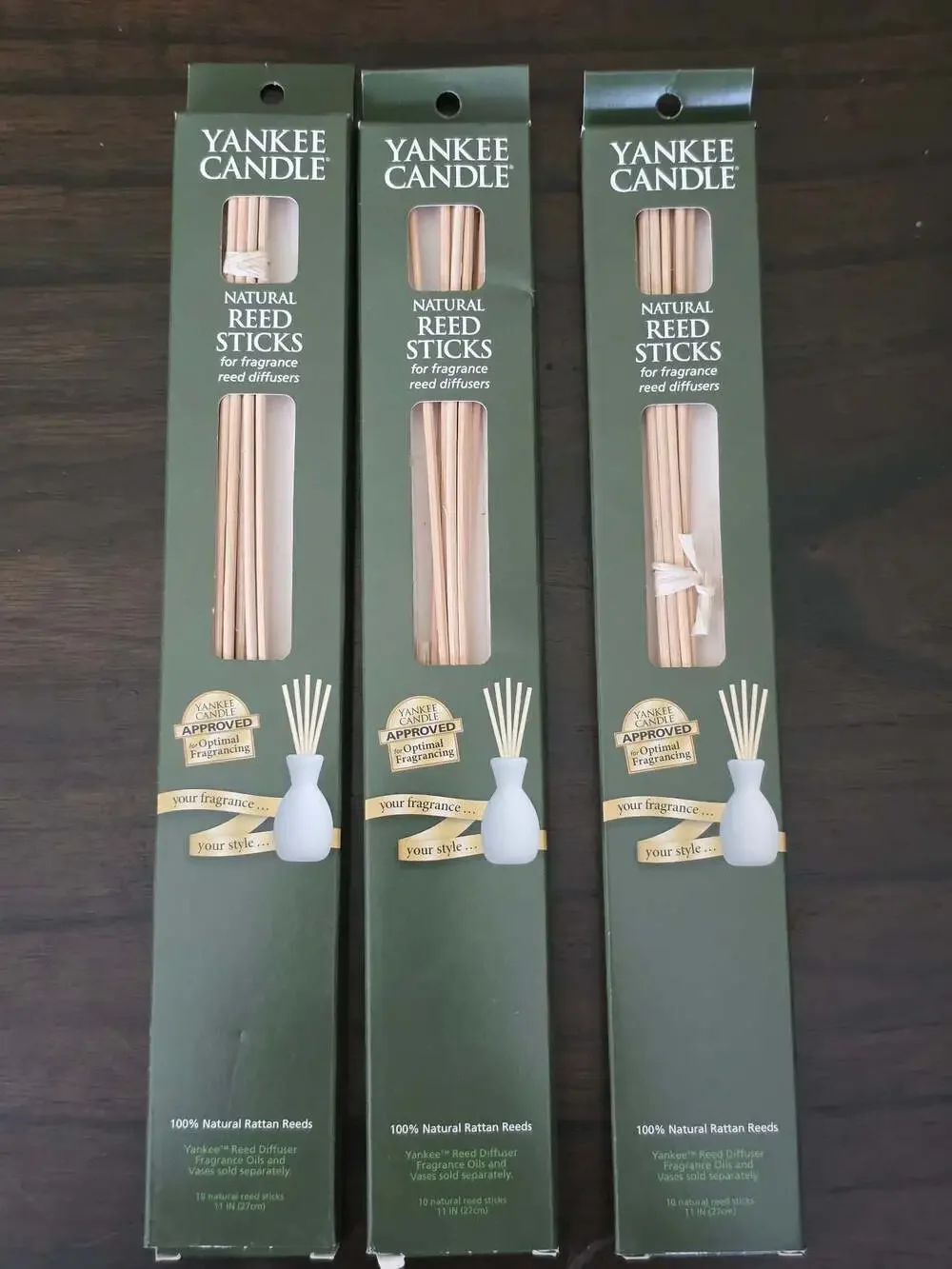 Yankee Candle Natural Reed Sticks for Fragrance Reed Diffusers (3 Pack)